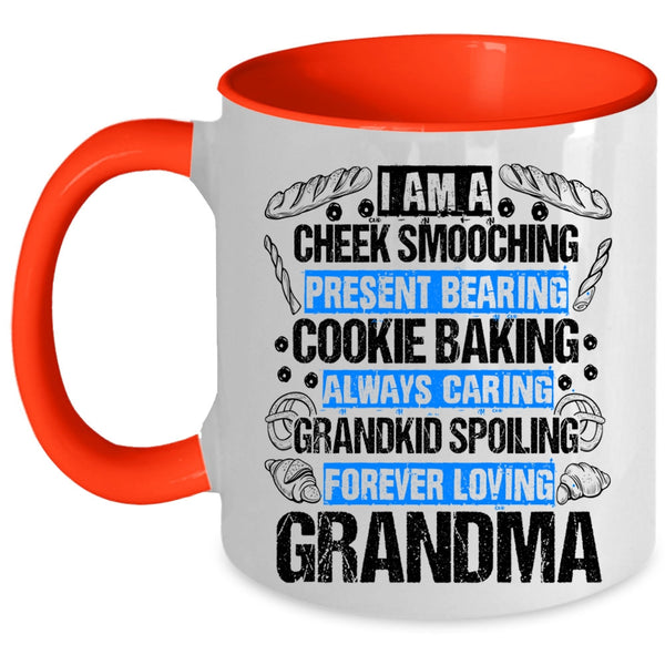 I Am A Grandma Coffee Mug, I Am A Cookie Baking Forever Loving Accent Mug