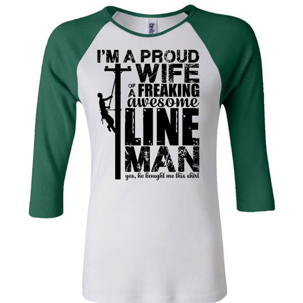 I'm A Proud Wife T Shirt, I Love Lineman T Shirt, Awesome T-Shirts