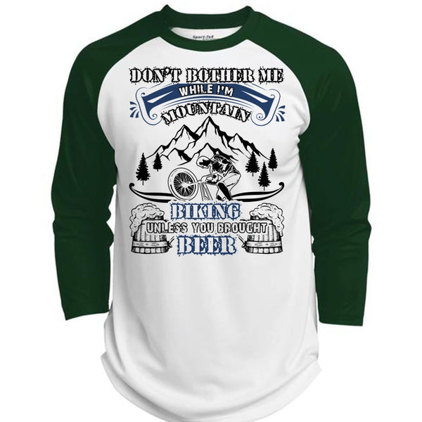 I'm Mountain Biking T Shirt, I Love Biker T Shirt, Awesome T-Shirts  (Polyester Game Baseball Jersey)