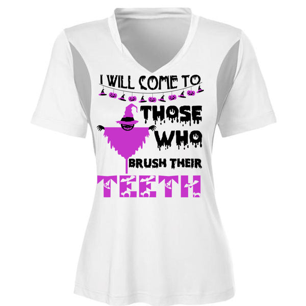 I Will Come To Those Who Brush Their Teeth T Shirt, Wait For Halloween T Shirt, Awesome T-Shirts