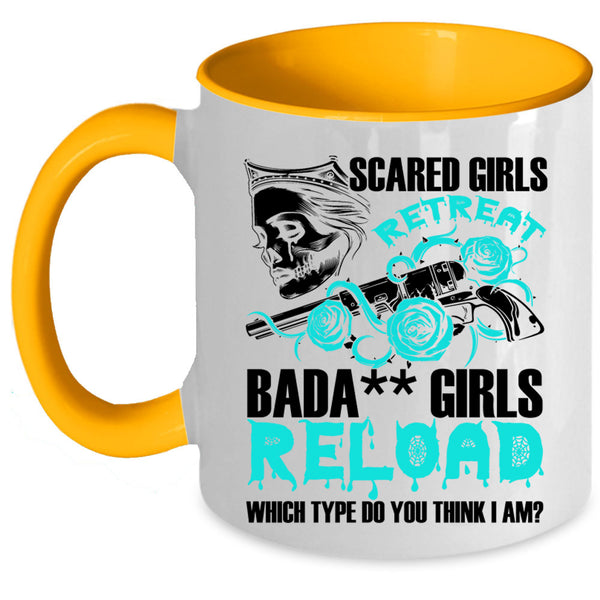 Which Type Do You Think I Am Coffee Mug, Scared Girls Retreat Accent Mug