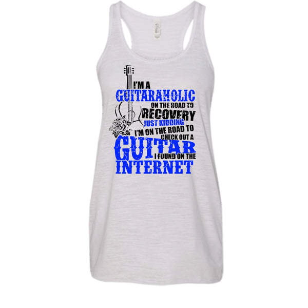 I'm A Guitaraholic T Shirt, Coolest Guitaraholic Tank Top