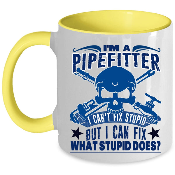 Cool Gift For Pipefitter Coffee Mug, I'm A Pipefitter Accent Mug