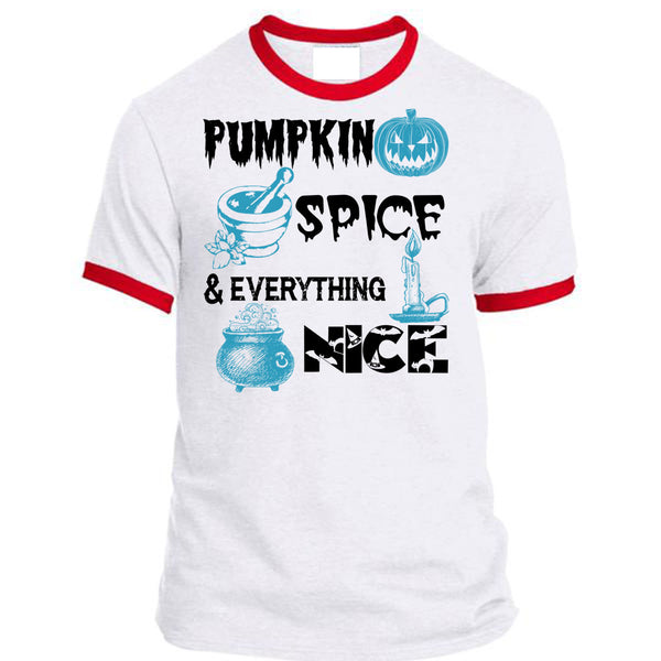 Pumpkin Spice And Everything Nice T Shirt, Wait For Halloween T Shirt, Awesome T-Shirts