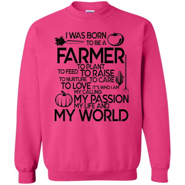 I'm A Farmer T Shirt, I Was Born To Be A Farmer Sweatshirt