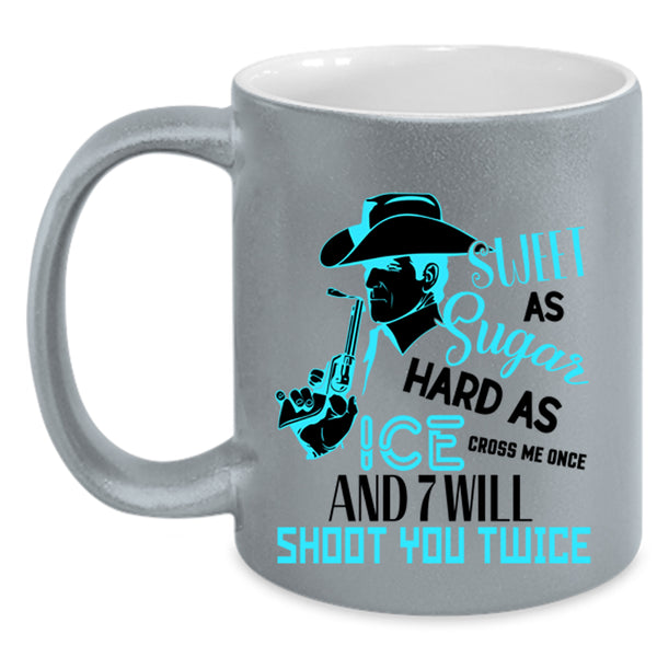 Hard As Ice Coffee Mug, Sweet As Sugar Accent Mug