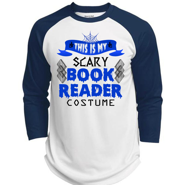 This Is My Scary Book Reader Costume T Shirt, Wait For Halloween T Shirt, Awesome T-Shirts  (Polyester Game Baseball Jersey)