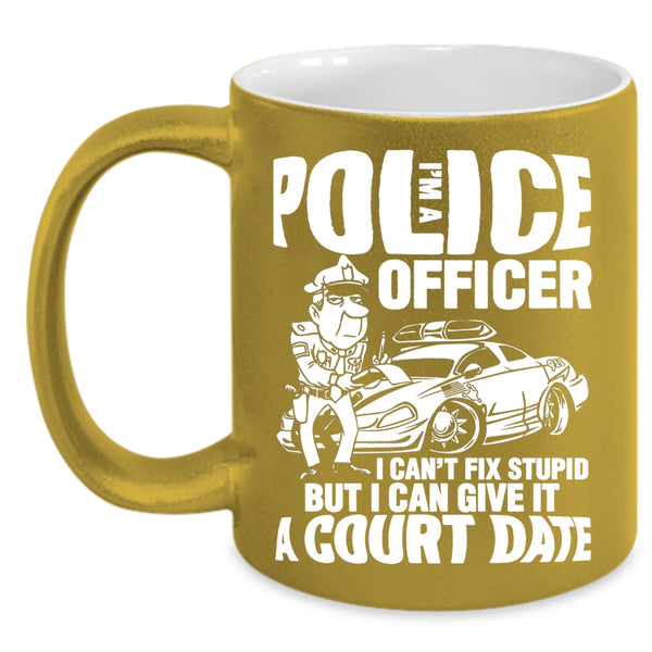 I'm A Police Officer Coffee Mug, Awesome Police Officer Coffee Cup