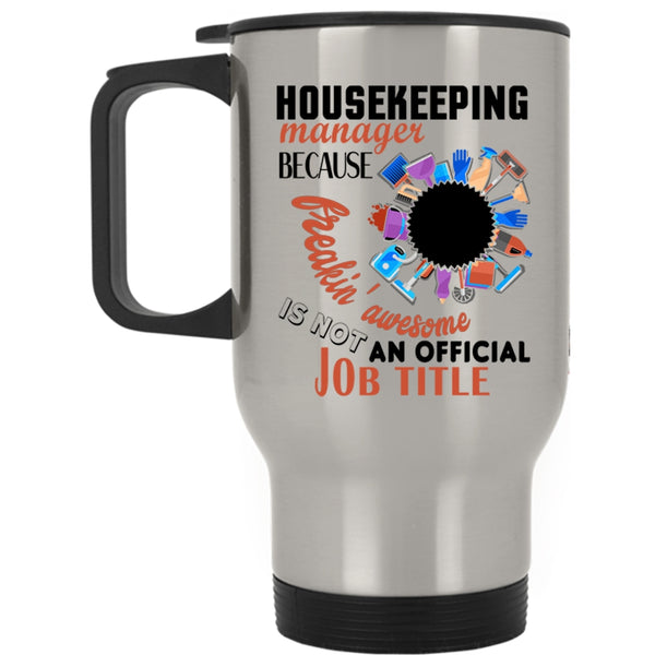 Best Gift For Manager Travel Mug, Housekeeping Manager Mug