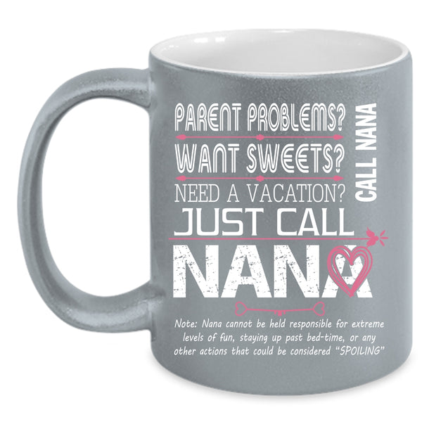 Happiness Is Being A Nana Coffee Mug, I Love Being A Nana Coffee Cup