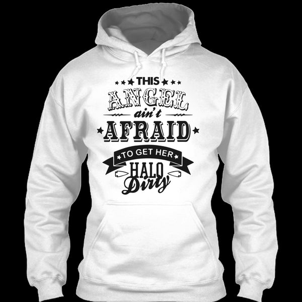 A black t-shirt with the shopify logo