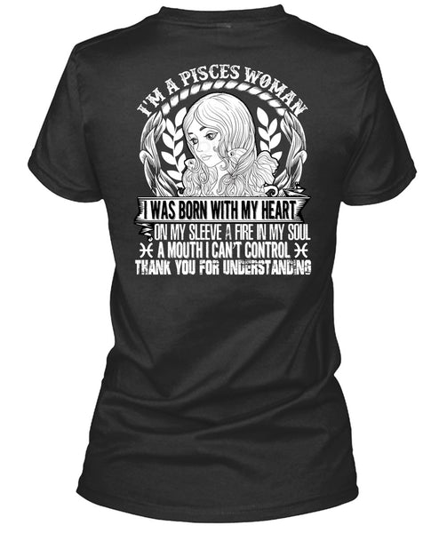 I'm A Pisces Woman T Shirt, Fire In My Soul T Shirt