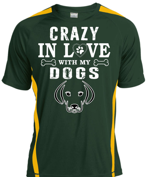 Crazy In Love With My Dogs T Shirt, I Love Dogs T Shirt, Cool Shirt