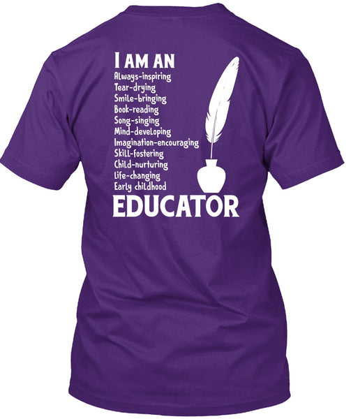I Am An Early Childhood Educator T Shirt, I Love My Class T Shirt
