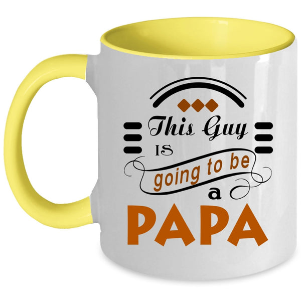 Awesome Papa Coffee Mug, This Guy Is Going To Be A Papa Accent Mug