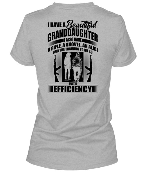 I Have A Beautiful Granddaughter T Shirt, I Love Baby T Shirt