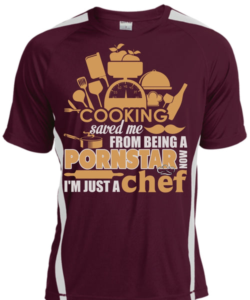 Cooking Saved Me T Shirt, I'm Just A Chef T Shirt, Cool Shirt