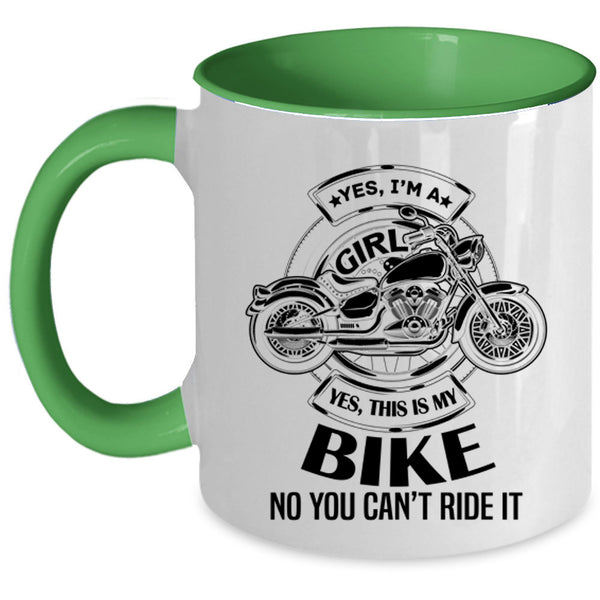 This Is My Bike Coffee Mug, I'm A Girl Accent Mug
