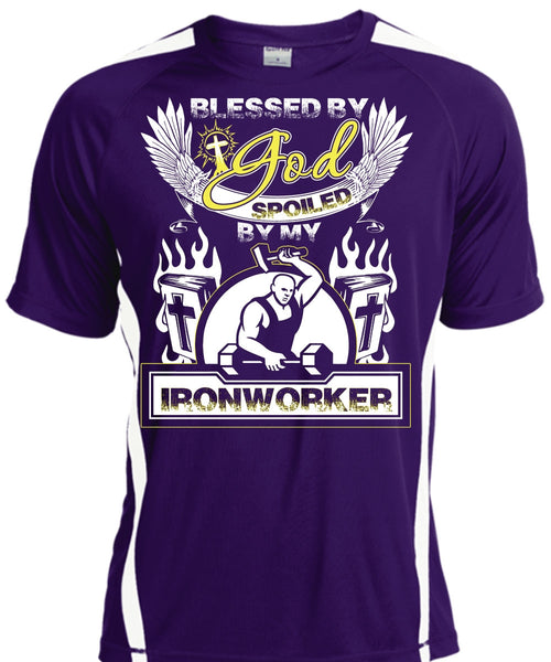God Spoiled By My Ironworker T Shirt, Being An Ironworker T Shirt, Cool Shirt
