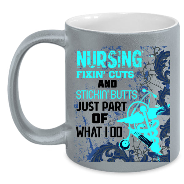 Cute Gift For Nurses Coffee Mug, Nursing Accent Mug