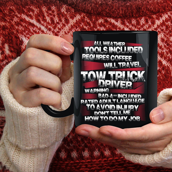 Tow Truck Driver Coffee Mug, Funny Tow Truck Driver Coffee Cup