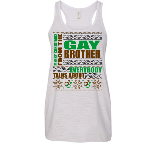 Merry Christmas From The Gay brother T Shirt, Gift For Gay Brother T Shirt, Awesome t-shirts