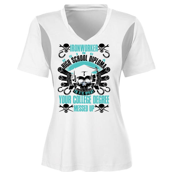 Ironworker Using A High School T Shirt, I Love Ironworker T Shirt, Awesome T-Shirts