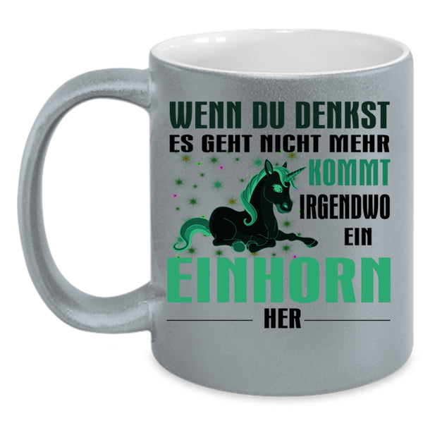 Gift For My Daughter Coffee Mug, Cute Unicorn Accent Mug