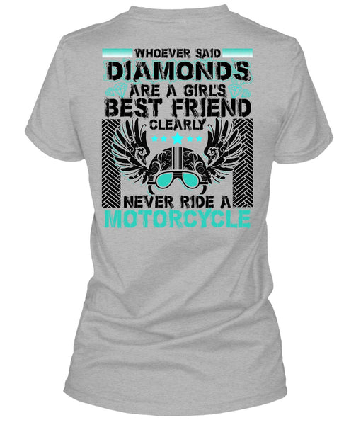 Never Ride A Motorcycle T Shirt, I Love Biker T Shirt