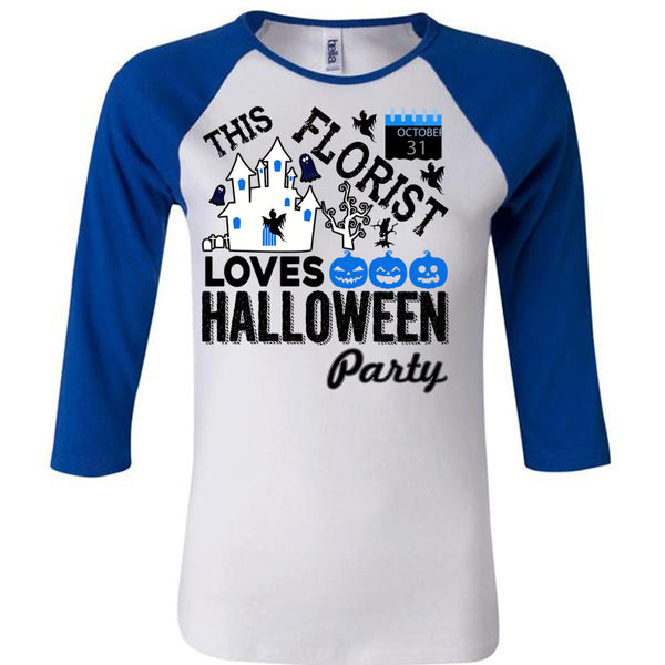 This Florist Loves Halloween Party T Shirt, Being A Florist T Shirt, Awesome T-Shirts