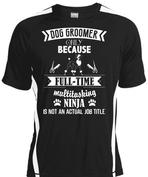 A black t-shirt with the shopify logo