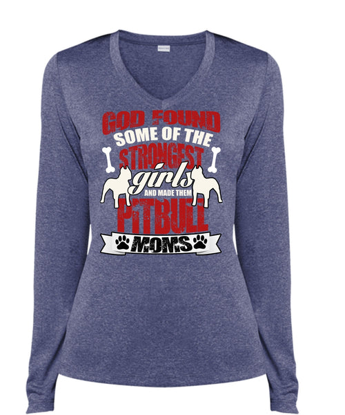 The Strongest Girls T Shirt, Made Them Pit Bull Moms T Shirt
