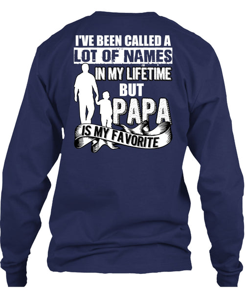 Papa Is My Favorite T Shirt, Being A Dad T Shirt