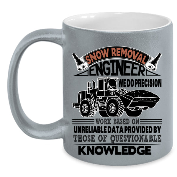 Cool Engineer Coffee Mug, Snow Removal Engineer Accent Mug