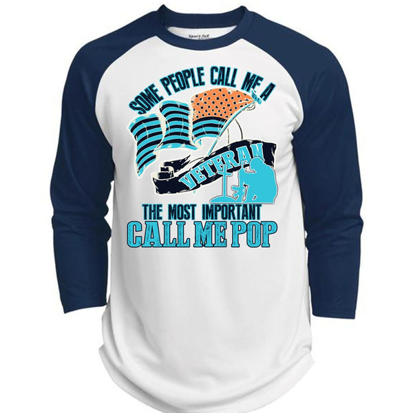 The Most Important Call Me Pop T Shirt, I Love Veteran T Shirt, Awesome T-Shirts  (Polyester Game Baseball Jersey)