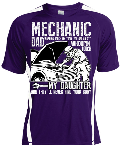 Mechanic Dad T Shirt, My Daughter T Shirt, Cool Shirt