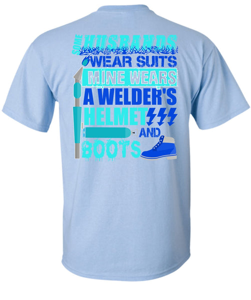 Some Husbands Wear Suits T Shirt, I Love Wife T Shirt