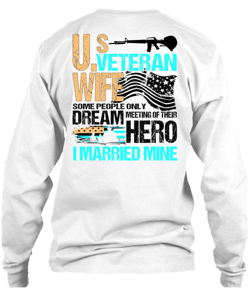 US Veteran Wife T Shirt, I Love Veteran T Shirt