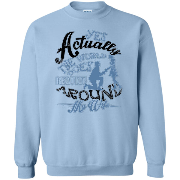 Coolest Husband Ever T Shirt, Revolve Around My Wife Sweatshirt
