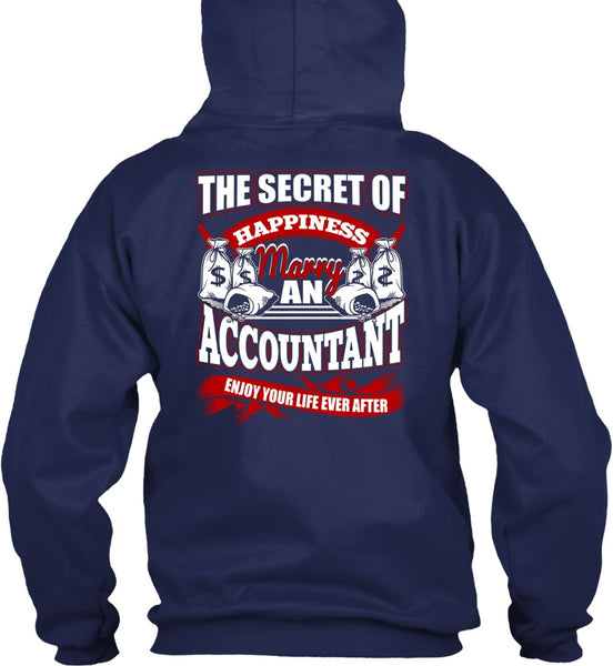 Happiness Marry An Accountant T Shirt, Being An Accountant T Shirt