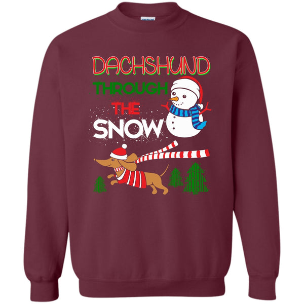 Coolest Merry Christmas T Shirt, Funny Dachshund Sweatshirt