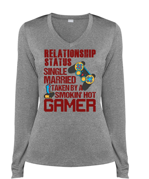 Taken By A Smoking Hot Gamer T Shirt, I Love Gaming T Shirt