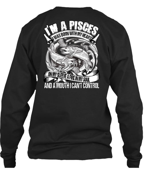 I'm A Pisces T Shirt, I Can't Control T Shirt