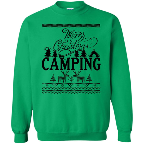 Gift For Camper T Shirt, Merry Christmas Camping Sweatshirt