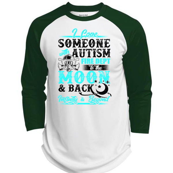 I Love Someone With Autism T Shirt, Being A Firefighter T Shirt, Awesome T-Shirts  (Polyester Game Baseball Jersey)