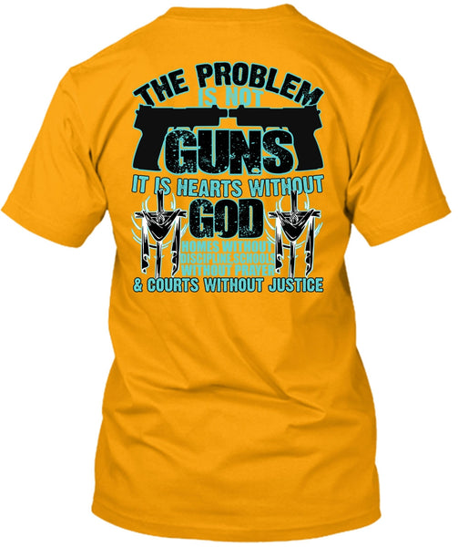 The Problem Is Not Guns T Shirt, I Love Veteran T Shirt