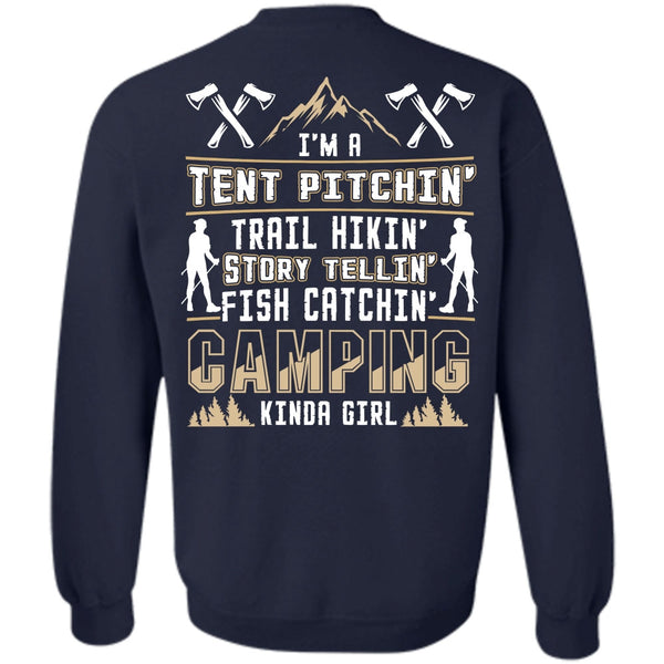 I'm A Tent Pitching T Shirt, I Love Camping Sweatshirt