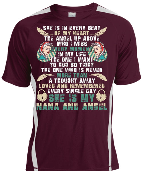 She Is My Nana And Angel T Shirt, Beat Of My Heart T Shirt, Cool Shirt