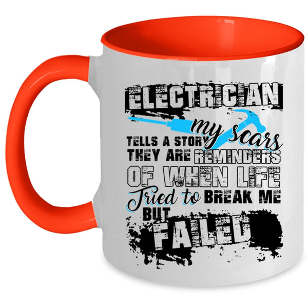 Funny Gift For Electricians Coffee Mug, Electrician Accent Mug
