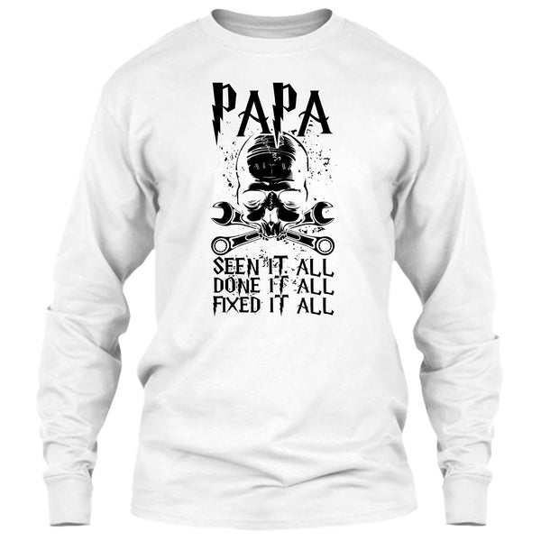 Papa Seen It All T Shirt, Coolest Papa Ever T Shirt
